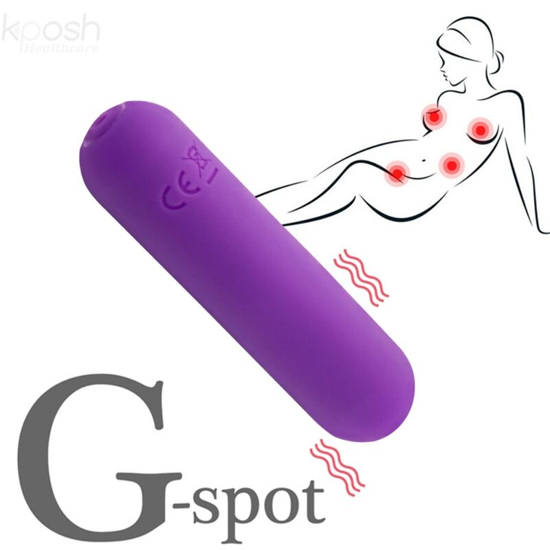 ARMONY - SPLASH JOLINE VIBRATEUR BULLET TÉLÉCOMMANDE EN SILICONE 10 VIBRATIONS 6.5 X 1.5 CM VIOLET - Sensualia