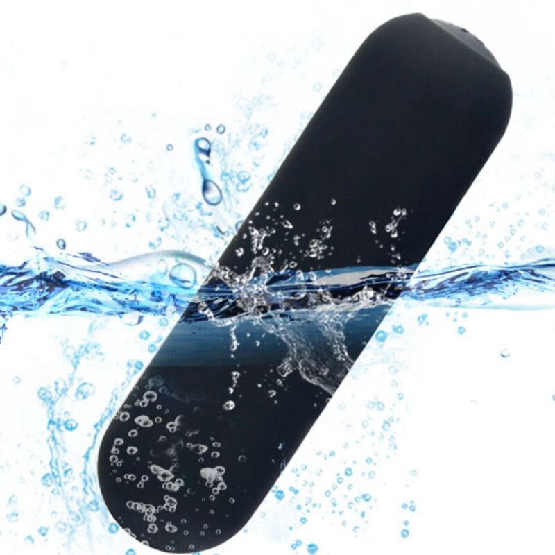ARMONY - SPLASH JOIE VIBRATEUR BULLET TÉLÉCOMMANDE EN SILICONE 10 VIBRATIONS 75 X 19 CM NOIR - Sensualia