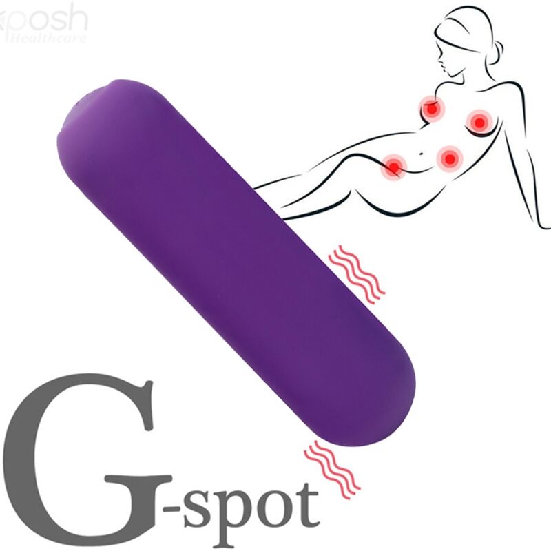 ARMONY - SPLASH JOIE VIBRATEUR BULLET TÉLÉCOMMANDE EN SILICONE 10 VIBRATIONS 75 X 19 CM VIOLET - Sensualia
