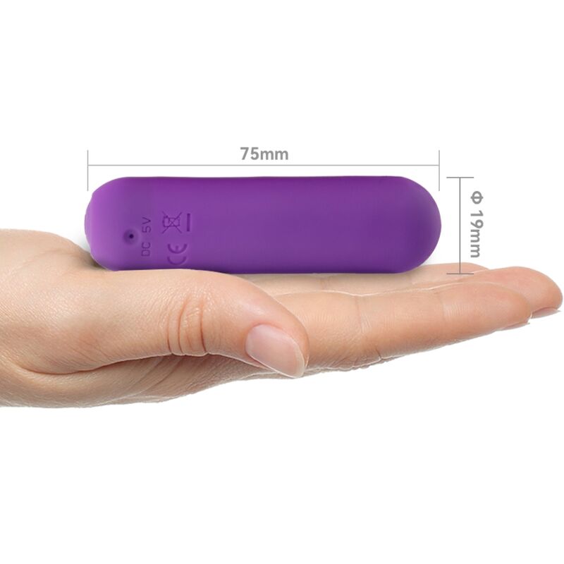 ARMONY - SPLASH JOIE VIBRATEUR BULLET TÉLÉCOMMANDE EN SILICONE 10 VIBRATIONS 75 X 19 CM VIOLET - Sensualia