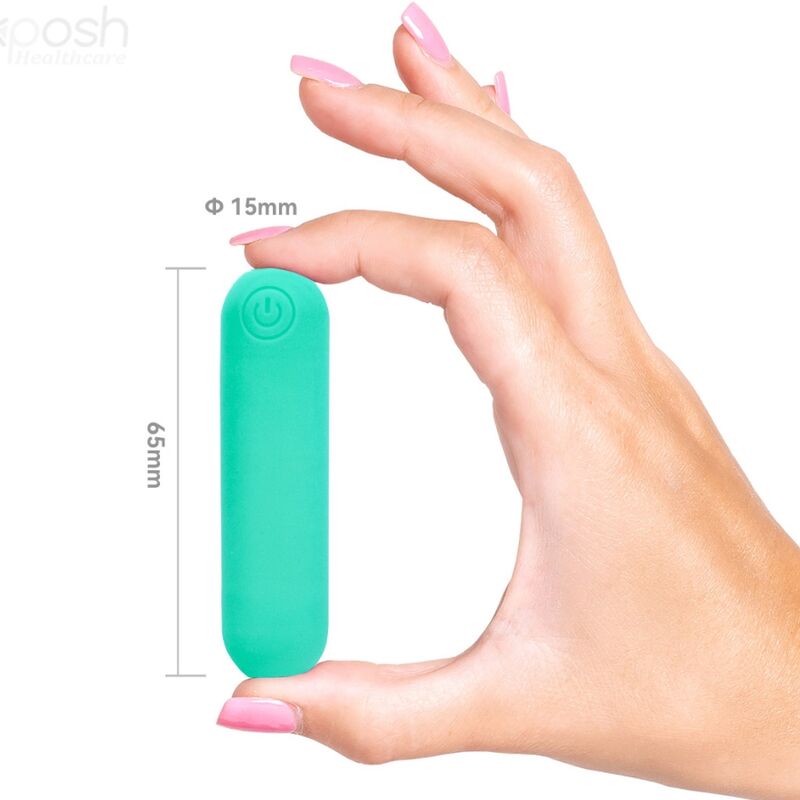 ARMONY - SPLASH JOLINE VIBRATEUR BULLET TÉLÉCOMMANDE EN SILICONE 10 VIBRATIONS 65 X 15 CM VERT - Sensualia