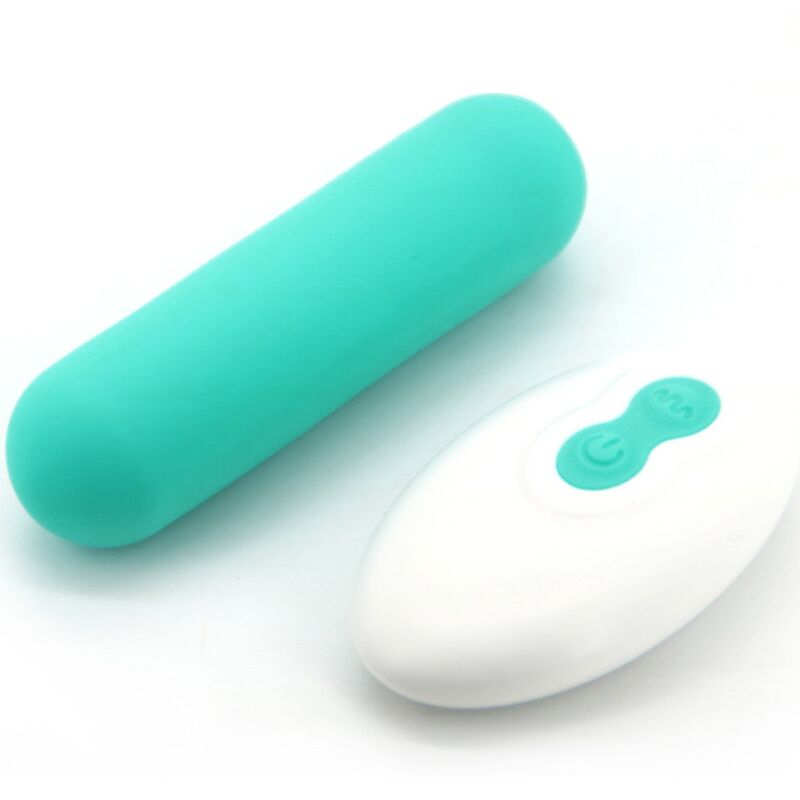 ARMONY - SPLASH JOIE VIBRATEUR BULLET TÉLÉCOMMANDE EN SILICONE 10 VIBRATIONS 75 X 19 CM VERT - Sensualia