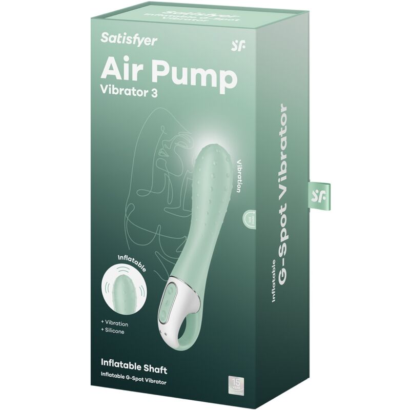 SATISFYER - AIR PUMP VIBRATOR 3 POINT G GONFLABLE NEUF - Sensualia