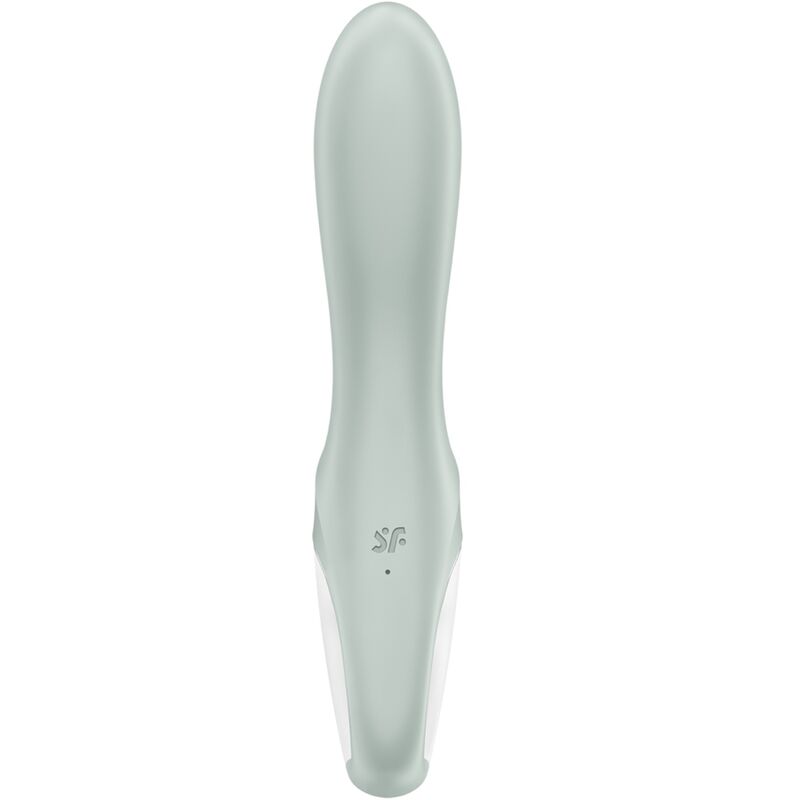 SATISFYER - AIR PUMP BOOTY 3 VIBRATEUR ANAL GONFLABLE GRIS VERT - Sensualia