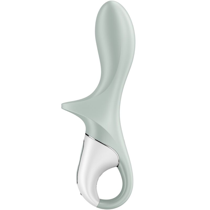 SATISFYER - AIR PUMP BOOTY 3 VIBRATEUR ANAL GONFLABLE GRIS VERT - Sensualia