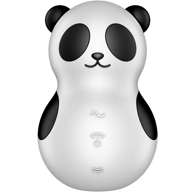 SATISFYER - POCKET PANDA STIMULATEUR & VIBRATEUR NOIR ET BLANC - Sensualia