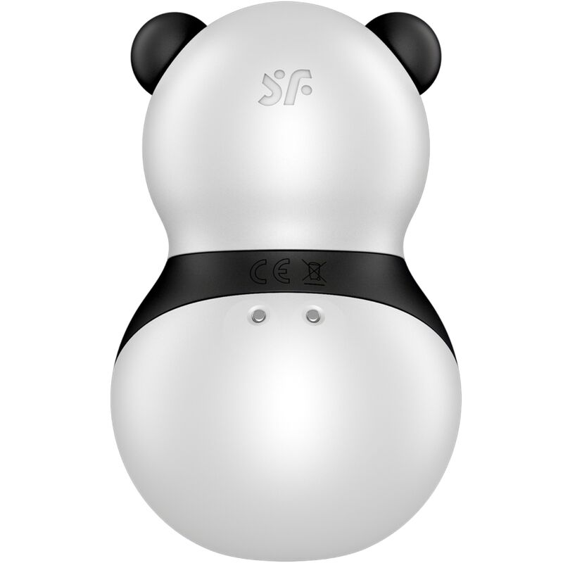 SATISFYER - POCKET PANDA STIMULATEUR & VIBRATEUR NOIR ET BLANC - Sensualia