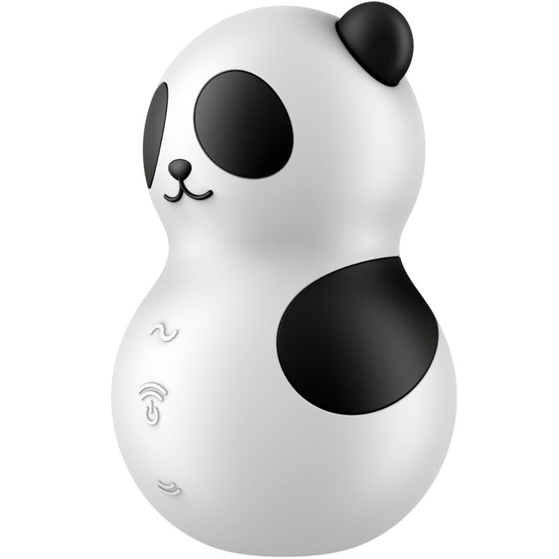 SATISFYER - POCKET PANDA STIMULATEUR & VIBRATEUR NOIR ET BLANC - Sensualia