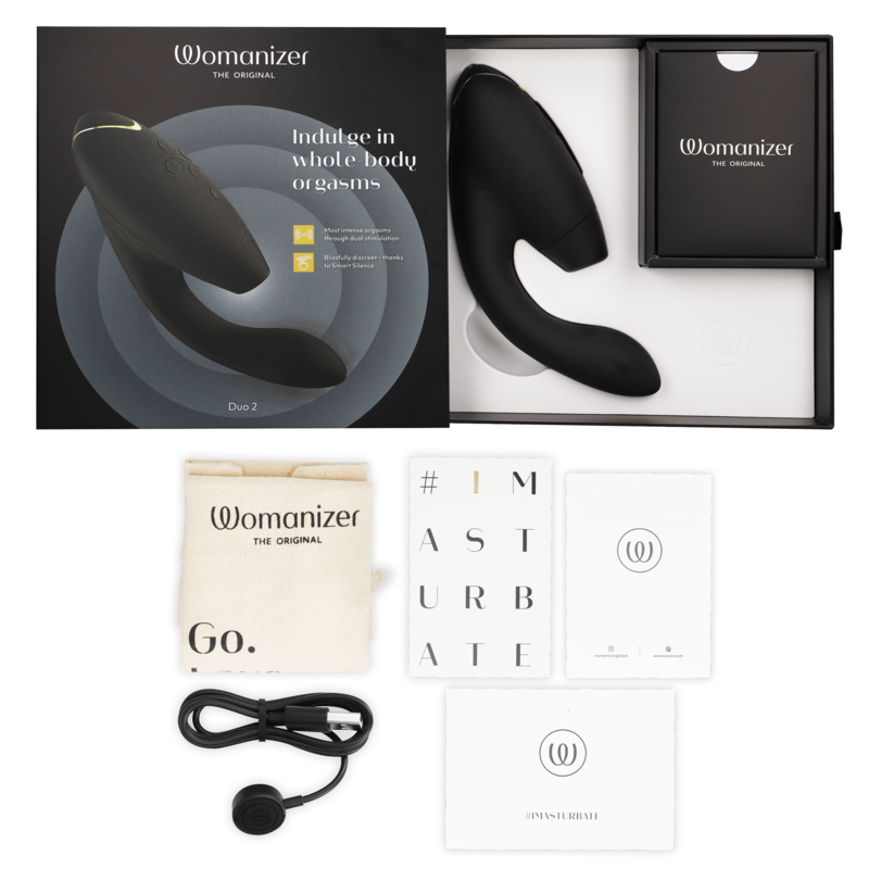 WOMANIZER - STIMULATEUR DUO 2 NOIR - Sensualia