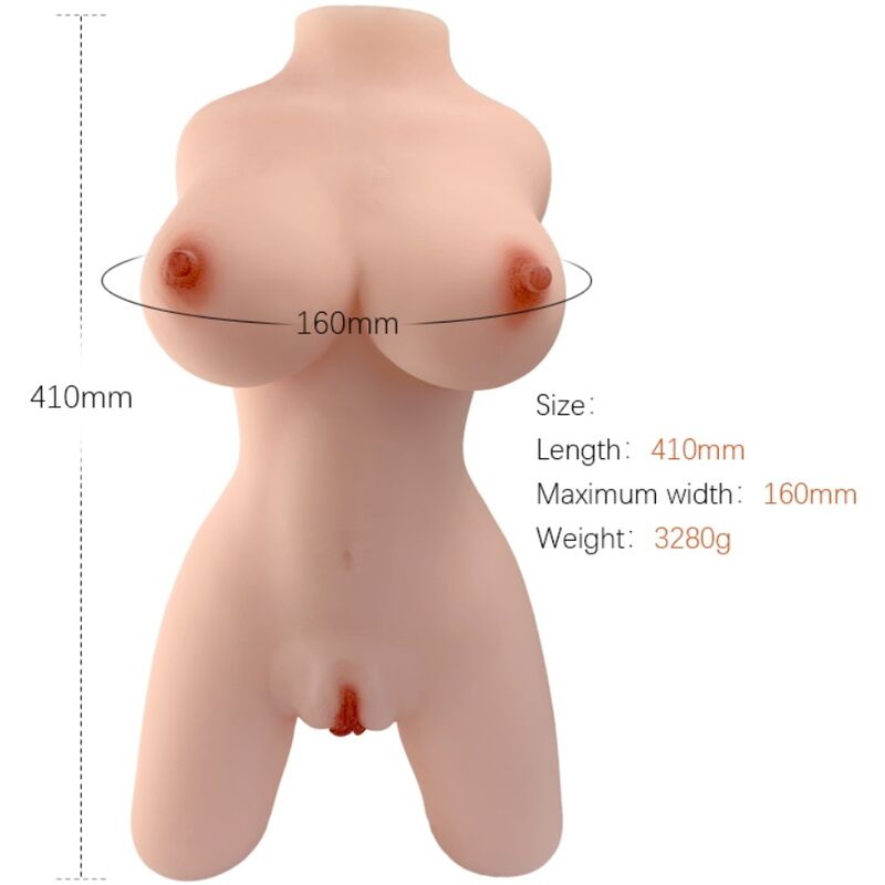 ARMONY - MODÈLE RÉALISTE DE TORSE FÉMININ 4 - Sensualia
