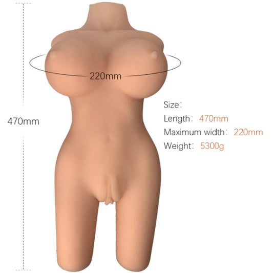 ARMONY - MODÈLE RÉALISTE DE TORSE FÉMININ 6 - Sensualia