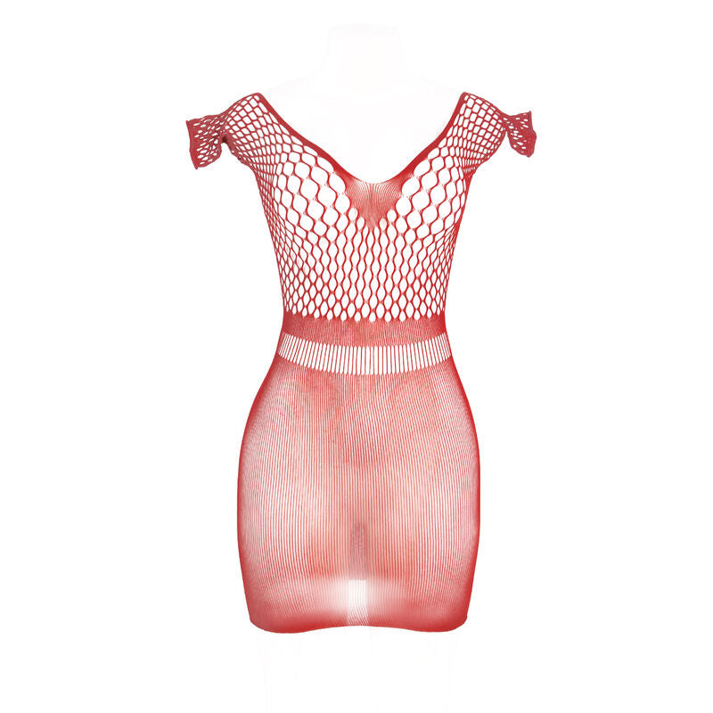 SUBBLIME - 951924 ROBE COURTE EN CROCHET ROUGE TAILLE UNIQUE - Sensualia