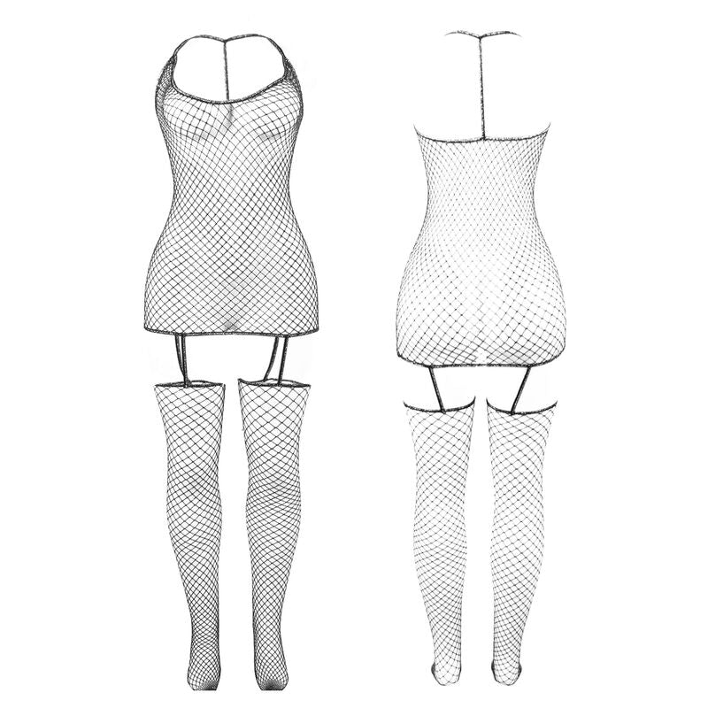 SUBBLIME - 951955 BODYSTOCKING RÉSEILLE BRILLANTE TAILLE UNIQUE - Sensualia