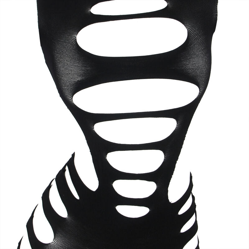 SUBBLIME - 952266 ROBE RÉSILLE ÉLASTIQUE MANCHES LONGUES NOIR TAILLE UNIQUE - Sensualia