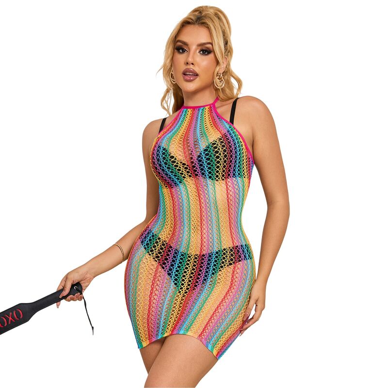 SUBBLIME - 952341 ROBE RÉSEILLE ARC-EN-CIEL TAILLE UNIQUE - Sensualia