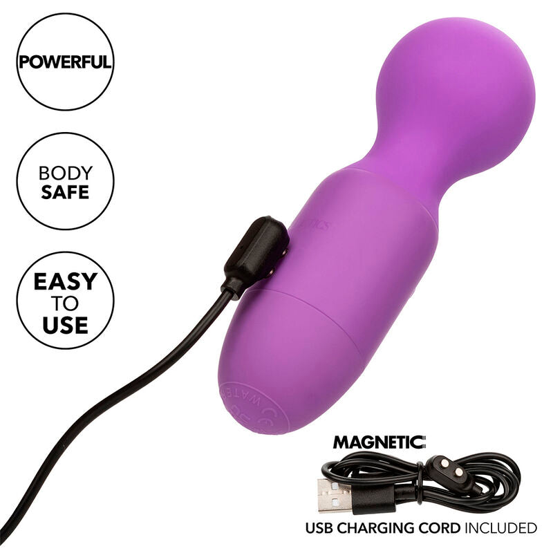 CALEXOTICS - FIRST TIME MASSEUR RECHARGEABLE 10 VIBRATIONS VIOLET - Sensualia