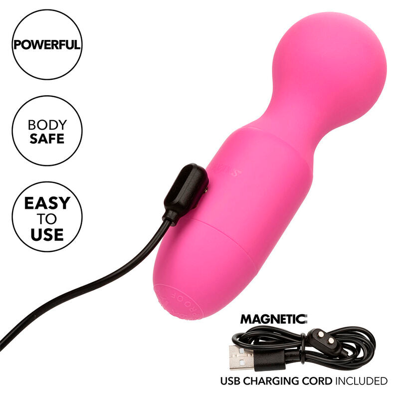 CALEXOTICS - FIRST TIME MASSEUR RECHARGEABLE 10 VIBRATIONS ROSE - Sensualia