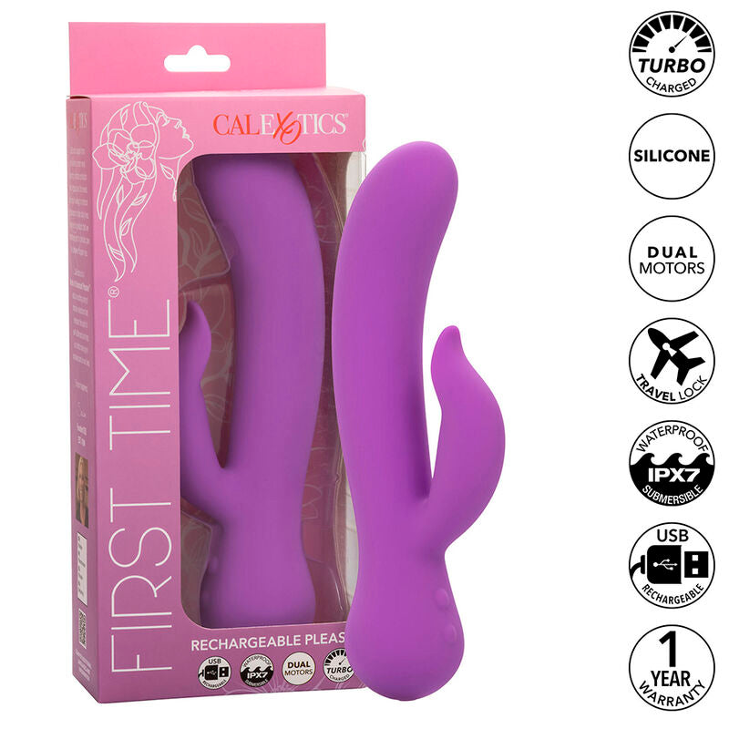 CALEXOTICS - FIRST TIME VIBRATEUR PLEASER RECHARGEABLE VIOLET - Sensualia