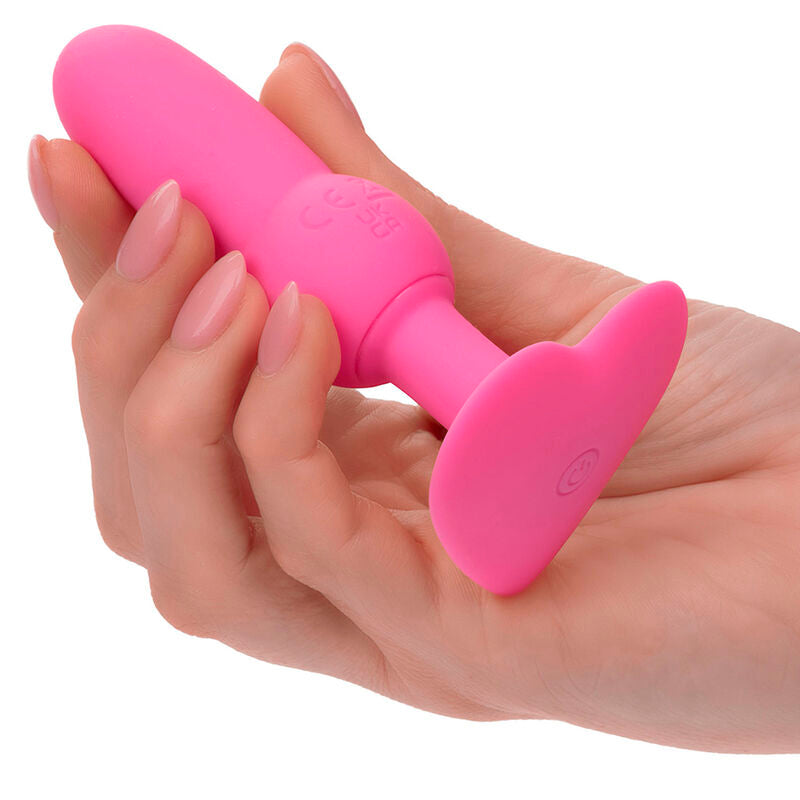 CALEXOTICS - FIRST TIME SONDE ANAL PLUG PERLÉE 10 VIBRATIONS ROSE - Sensualia