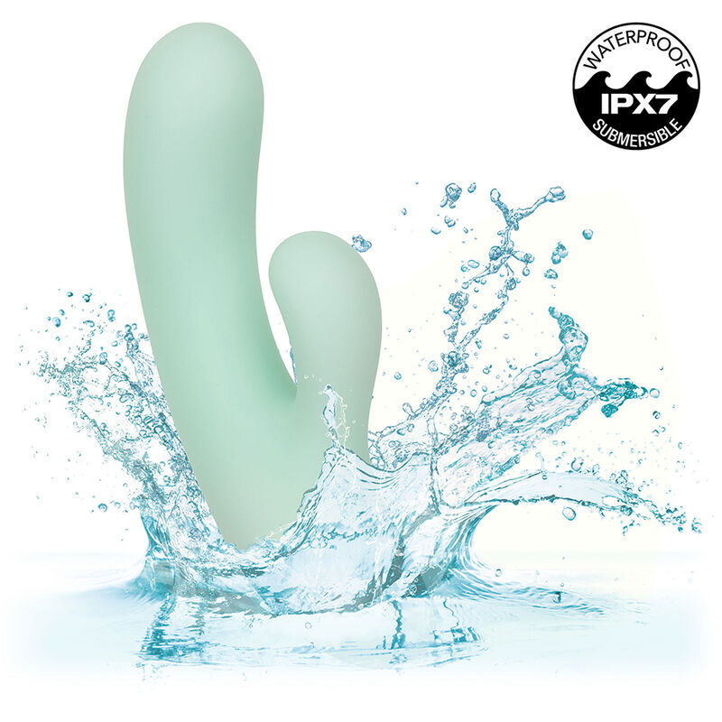 CALEXOTICS - PACIFICA FIJI VIBRATEUR & ESTIMULATEUR POINT G 10 VIBRATIONS AQUA - Sensualia