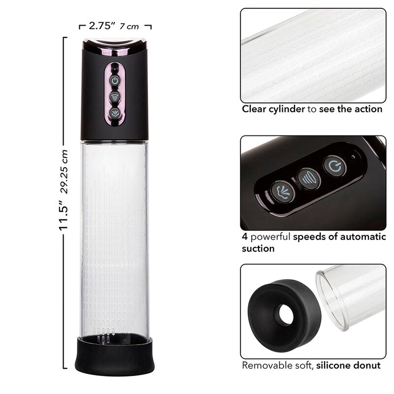 CALEXOTICS - PEAK POMPE D'ASPIRATION 4 VITESSES NOIRE - Sensualia