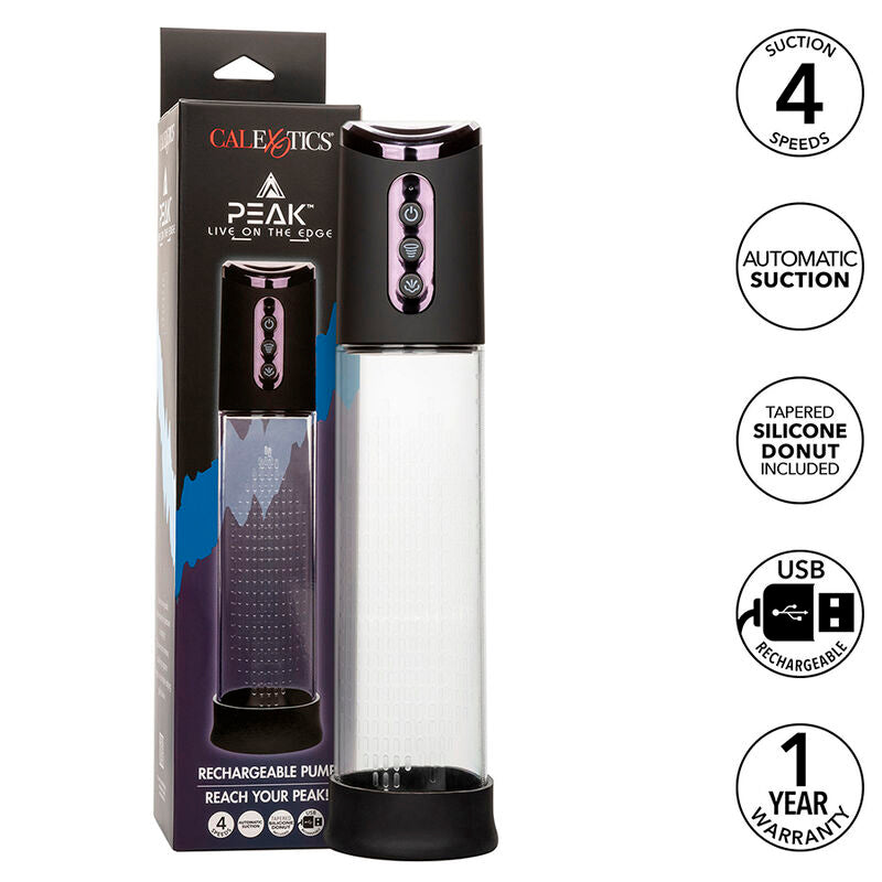 CALEXOTICS - PEAK POMPE D'ASPIRATION 4 VITESSES NOIRE - Sensualia