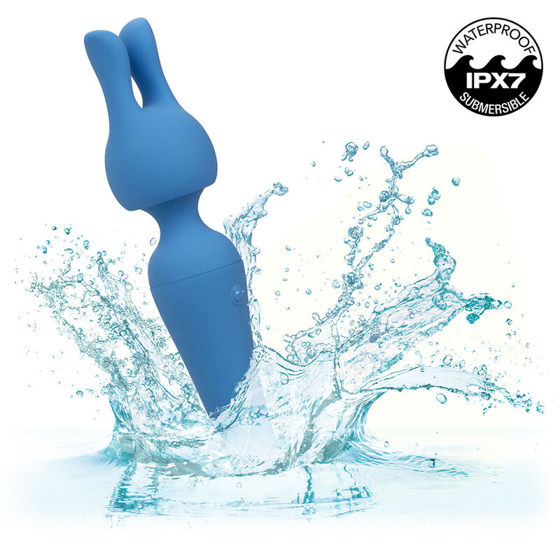 CALEXOTICS - COUTURE KIT VIBRATEUR WAND 10 VIBRATIONS BLEU - Sensualia