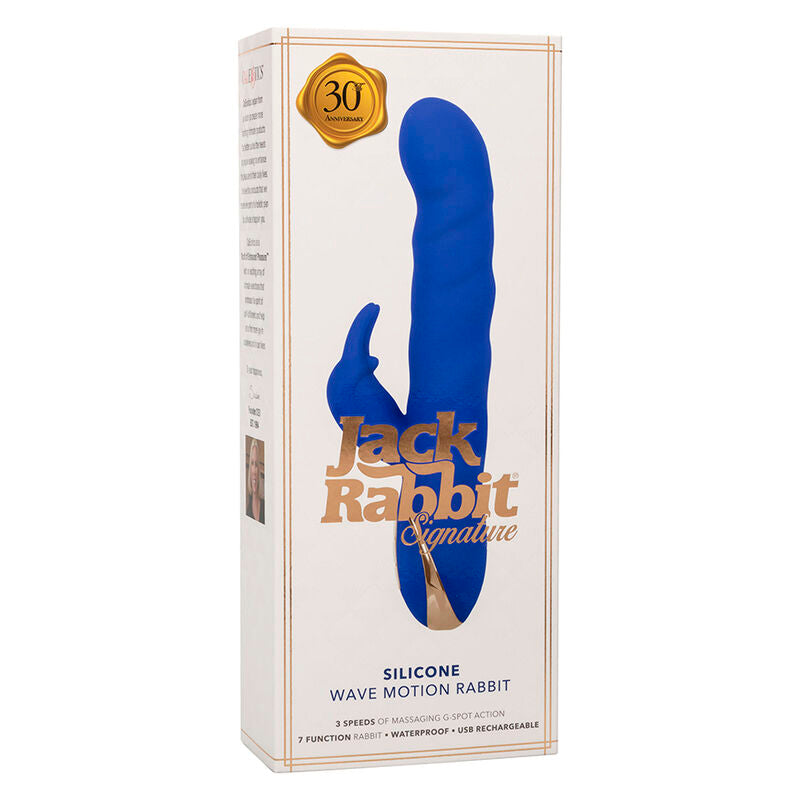 CALEXOTICS - JACK RABBIT VIBRATEUR WAVE MOTION BLEU - Sensualia