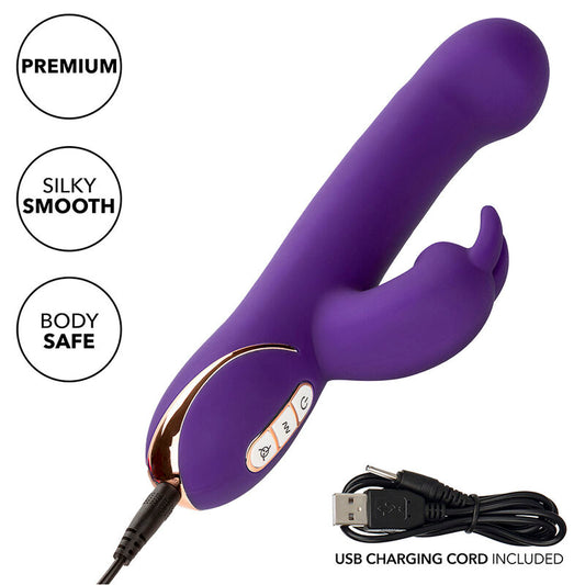 CALEXOTICS - JACK RABBIT VIBRATEUR & STIMULATEUR 7 MODES DE VIBRATIONS ET SUCCIONS BLEU - Sensualia