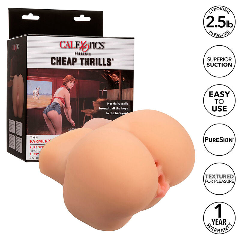 CALEXOTICS - LA FILLE DU FERMIER DOUBLE MASTURBATEUR RÉALISTE CHAIR - Sensualia