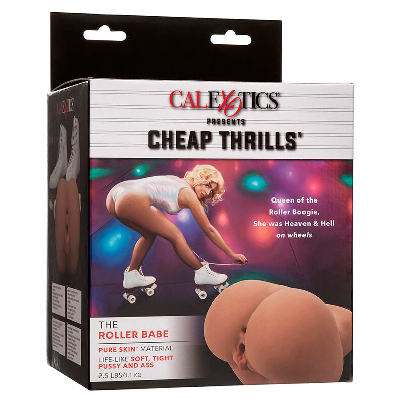 CALEXOTICS - THE ROLLER BABE LE MASTURBATEUR DOUBLE RÉALISTE FLESH - Sensualia