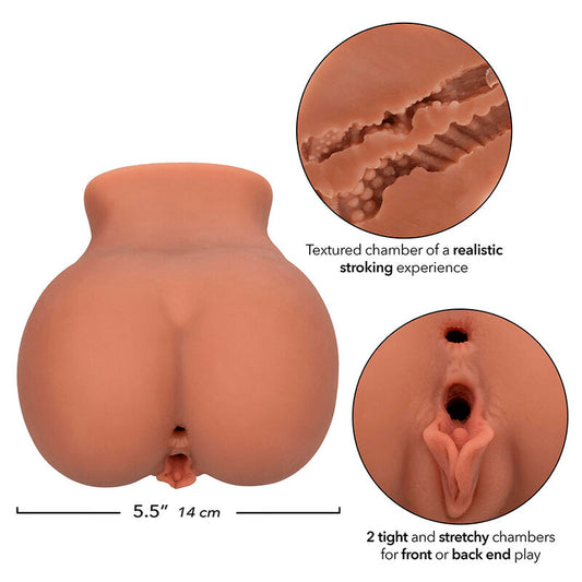 CALEXOTICS - THE ROLLER BABE LE MASTURBATEUR DOUBLE RÉALISTE FLESH - Sensualia