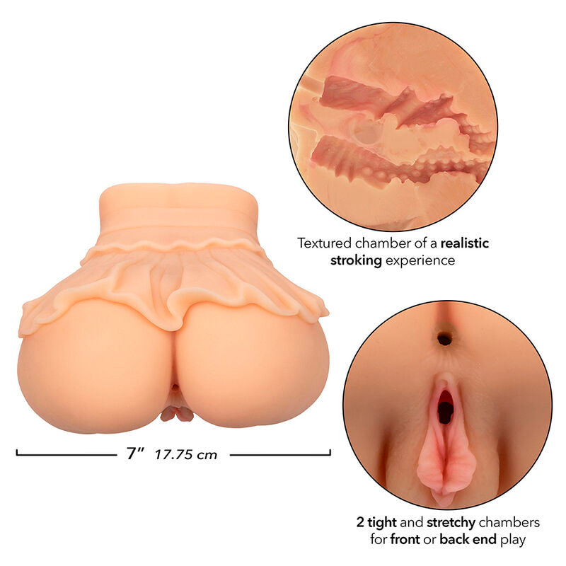 CALEXOTICS - THE PEEP SHOW GIRL DOUBLE MASTURBATEUR RÉALISTE CHAIR - Sensualia