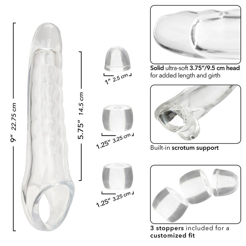 CALEXOTICS - MAXX EXTENSEUR DE PÉNIS RÉGLABLE TRANSPARENT - Sensualia