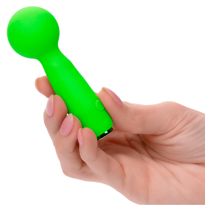 CALEXOTICS - NEON VIBES LE BUBBLY VIBE MINI MASSEUR 10 VIBRATIONS VERT - Sensualia
