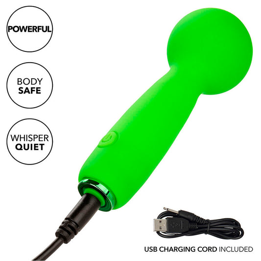 CALEXOTICS - NEON VIBES LE BUBBLY VIBE MINI MASSEUR 10 VIBRATIONS VERT - Sensualia