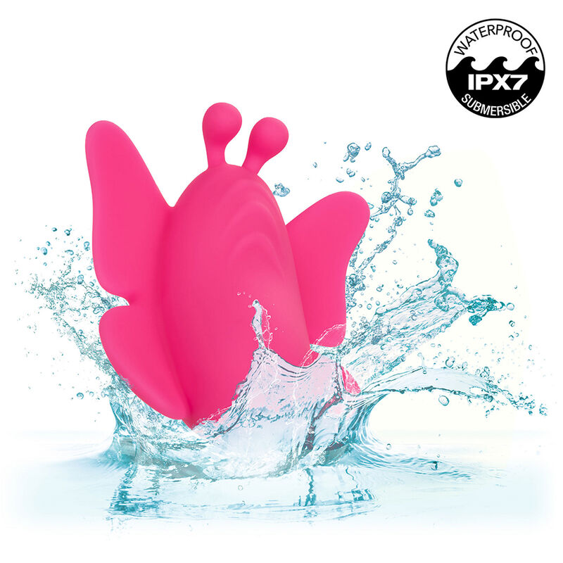 CALEXOTICS - NEON VIBES FLUTTER VIBE STIMULATEUR 10 VIBRATIONS ROSE - Sensualia