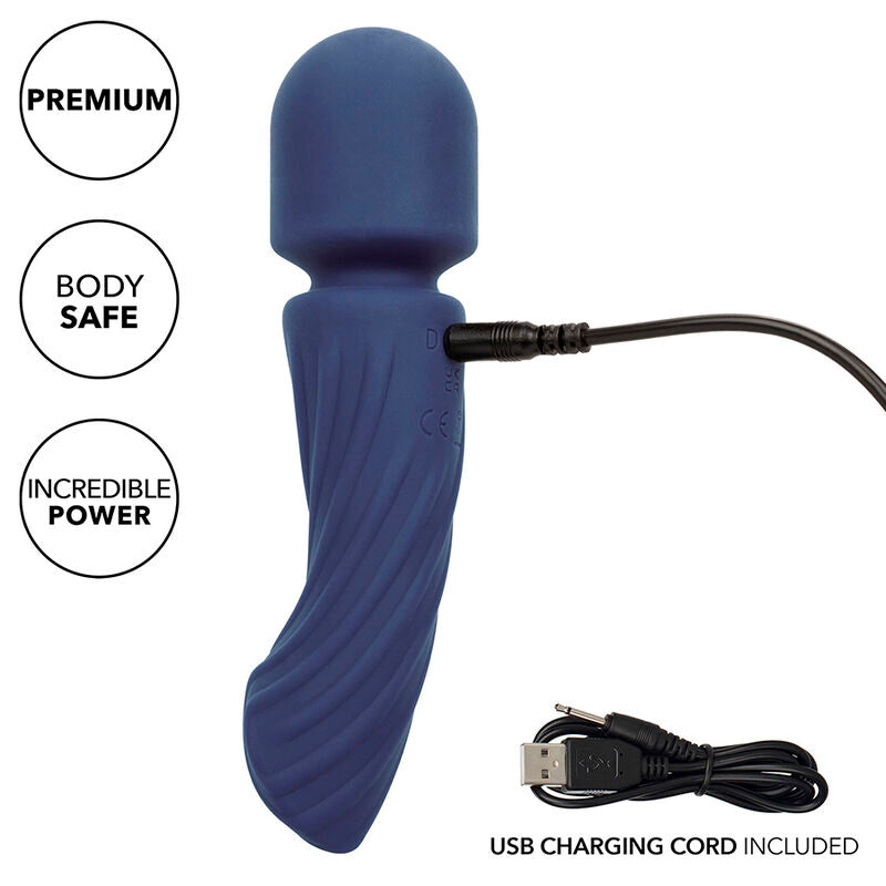 CALEXOTICS - CHARISMA ALLURE MASSEUR DOUBLE MOTEURS 12 FONCTIONS 17,25 CM X 4,5 CM VIOLET - Sensualia