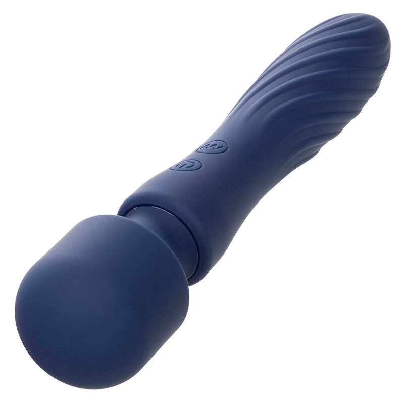 CALEXOTICS - CHARISMA MYSTIQUE MASSEUR DOUBLE MOTEURS 12 FONCTIONS 20,5 CM X 4,5 CM VIOLET - Sensualia