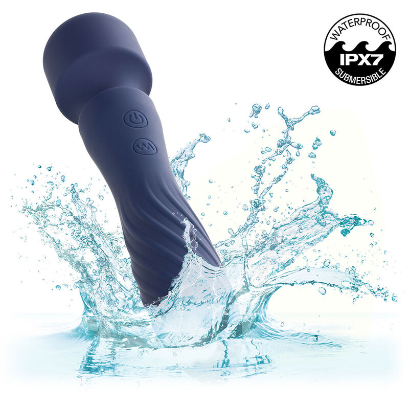 CALEXOTICS - CHARISMA MYSTIQUE MASSEUR DOUBLE MOTEURS 12 FONCTIONS 20,5 CM X 4,5 CM VIOLET - Sensualia