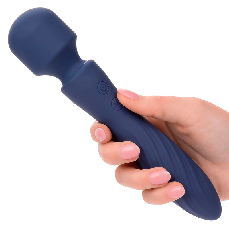 CALEXOTICS - CHARISMA MYSTIQUE MASSEUR DOUBLE MOTEURS 12 FONCTIONS 20,5 CM X 4,5 CM VIOLET - Sensualia