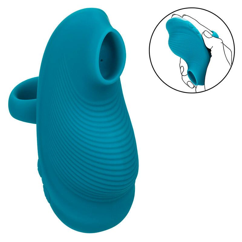 CALEXOTICS - ENVY MASSEUR À BILLE PORTABLE 7 VIBRATIONS BLEU - Sensualia