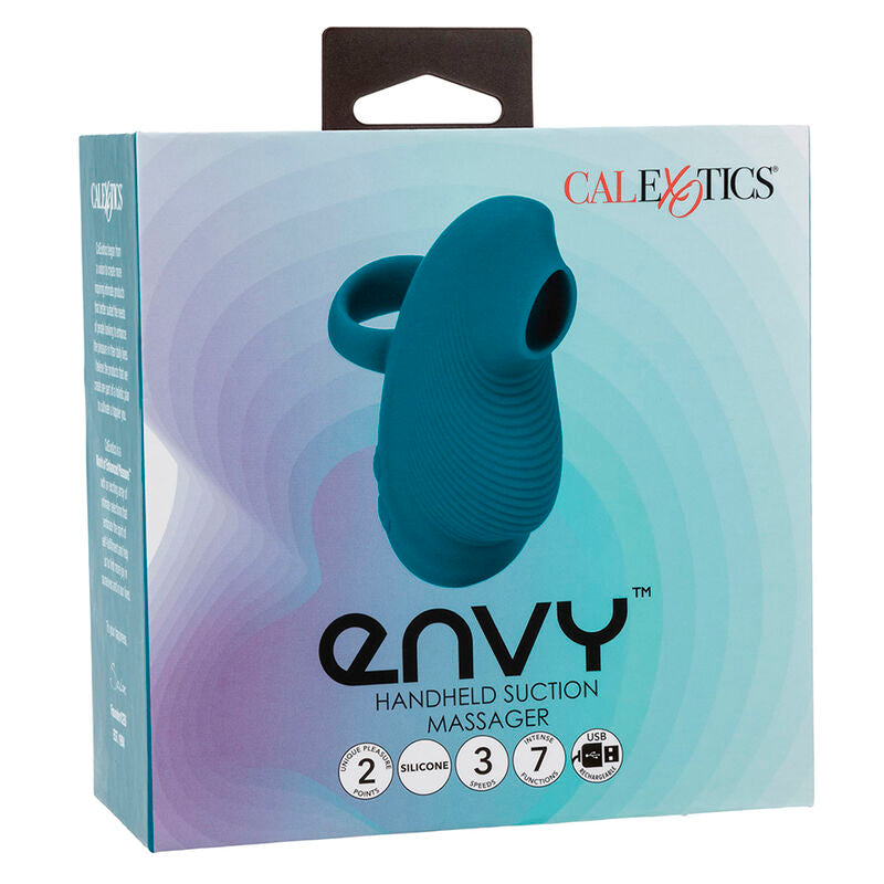 CALEXOTICS - ENVY MASSEUR À BILLE PORTABLE 7 VIBRATIONS BLEU - Sensualia