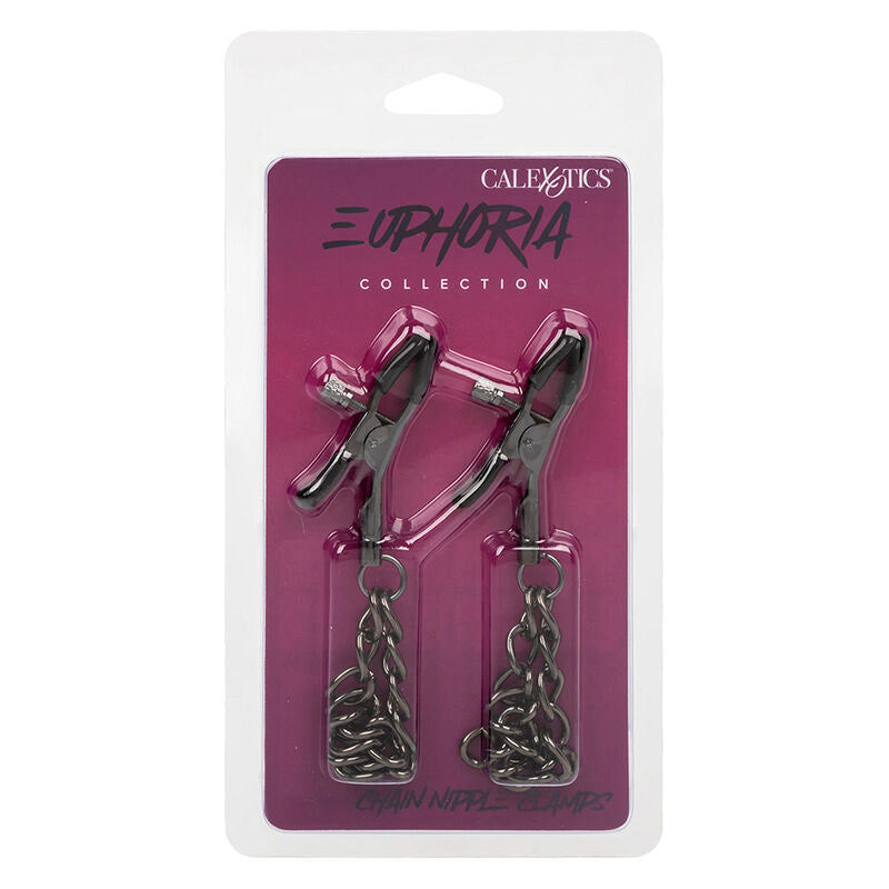 CALEXOTICS - EUPHORIA PINCES À TÉTONS CHAÎNE 14,5 CM - Sensualia