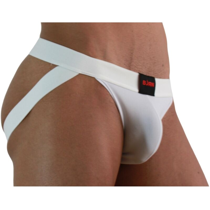 BURN - 007 JOCK LYCRA BLANCO S - Sensualia