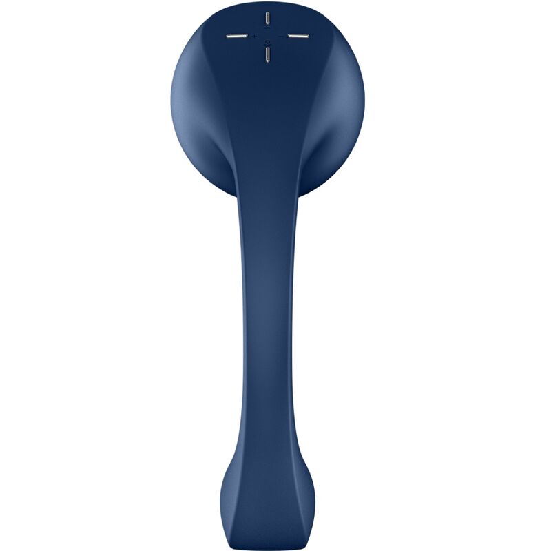 SATISFYER - PRO+ WAVE 4 STIMULATEUR POINT G ET IMPULSION D'AIR APPLICATION GRATUITE BLEU FONCÉ - Sensualia