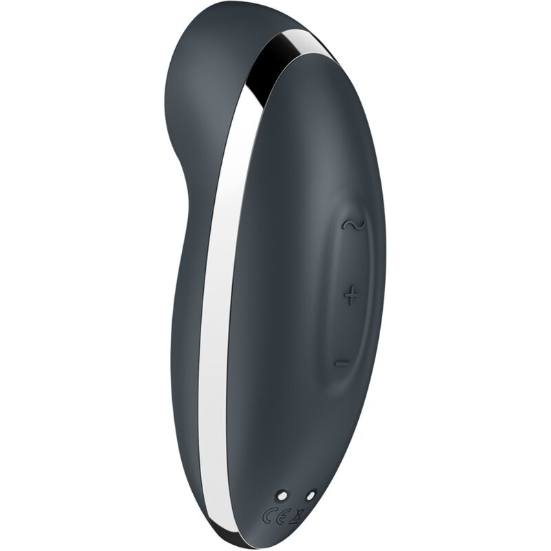 SATISFYER - TAP & CLIMAX 2 VIBRATEUR & STIMULATEUR GRIS - Sensualia