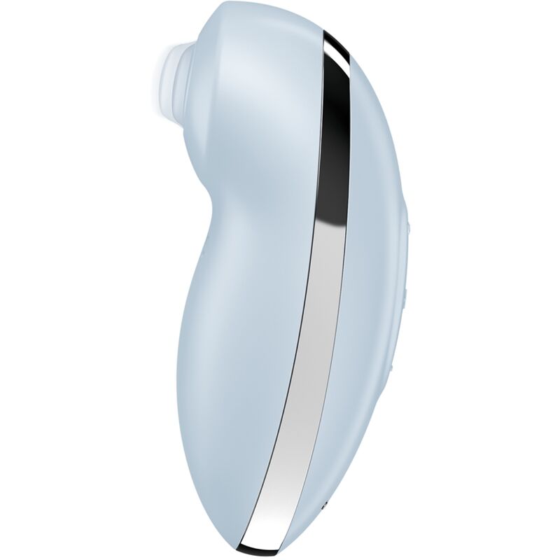 SATISFYER - TAP & CLIMAX 2 VIBRATEUR & STIMULATEUR BLEU - Sensualia
