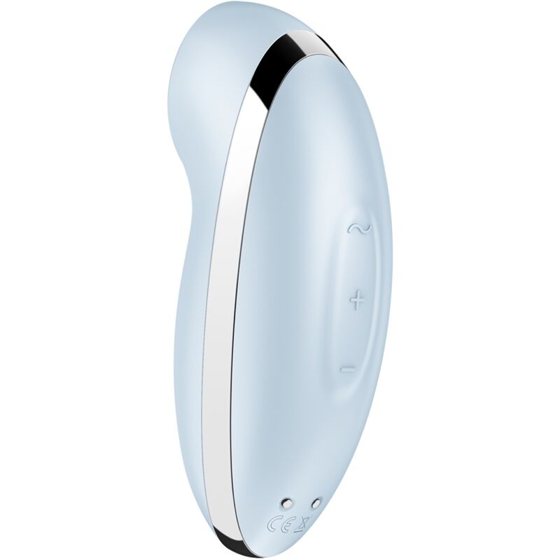 SATISFYER - TAP & CLIMAX 2 VIBRATEUR & STIMULATEUR BLEU - Sensualia