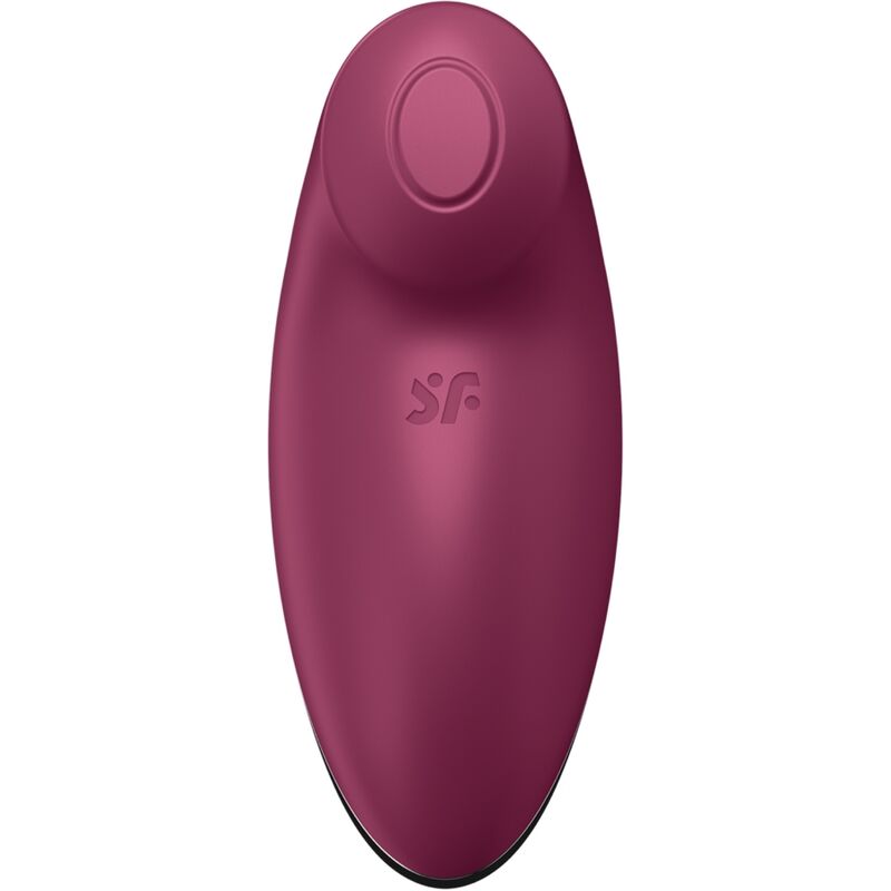 SATISFYER - TAP & CLIMAX 2 VIBRATEUR & STIMULATEUR ROUGE - Sensualia
